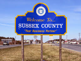 Sussex County entry sign